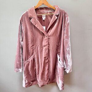 NEW J.‎ Jill Women's Velvet Rosewood Jacket Coat MP Petite